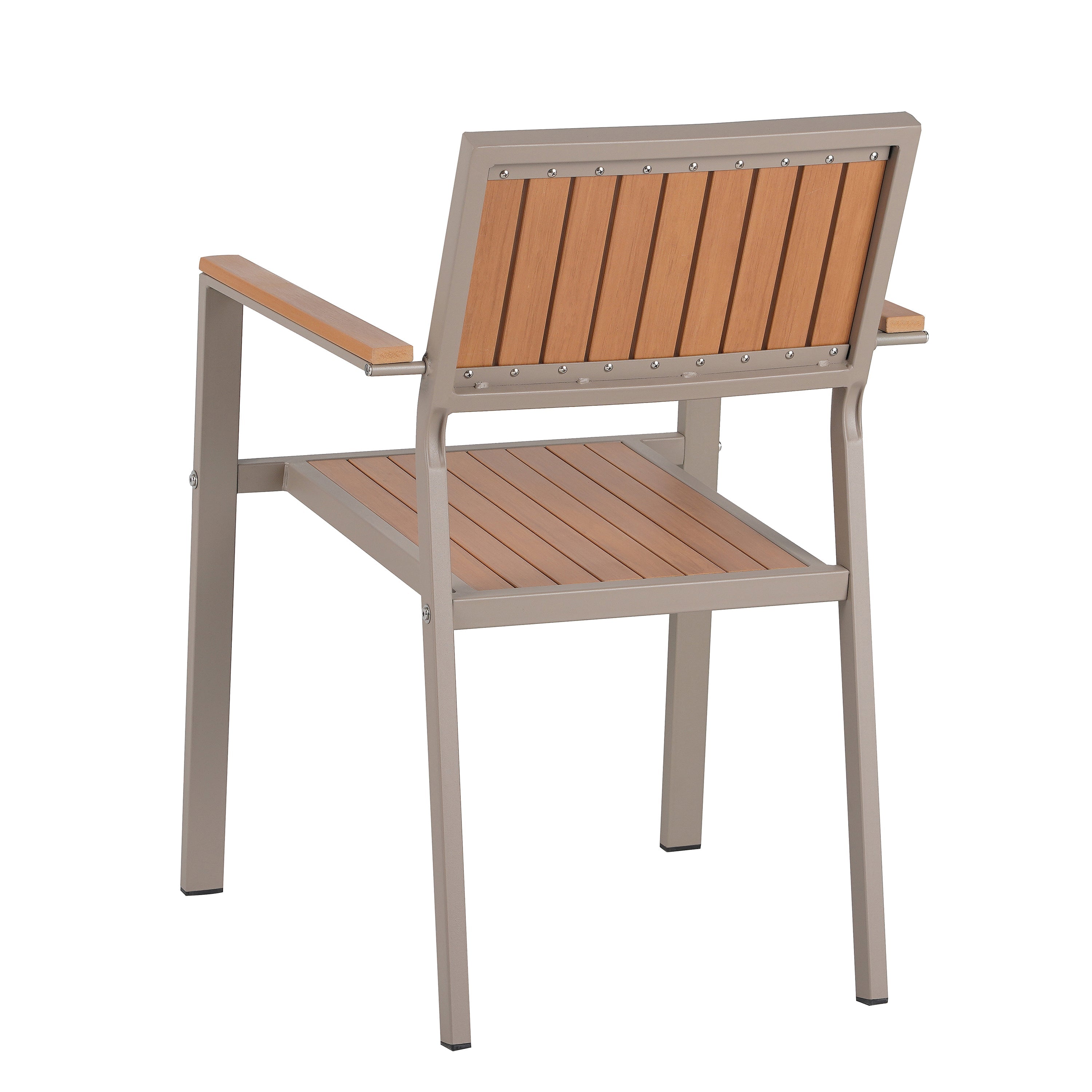 Flexible Outdoor Dining Set with Extendable Table and Six Chairs