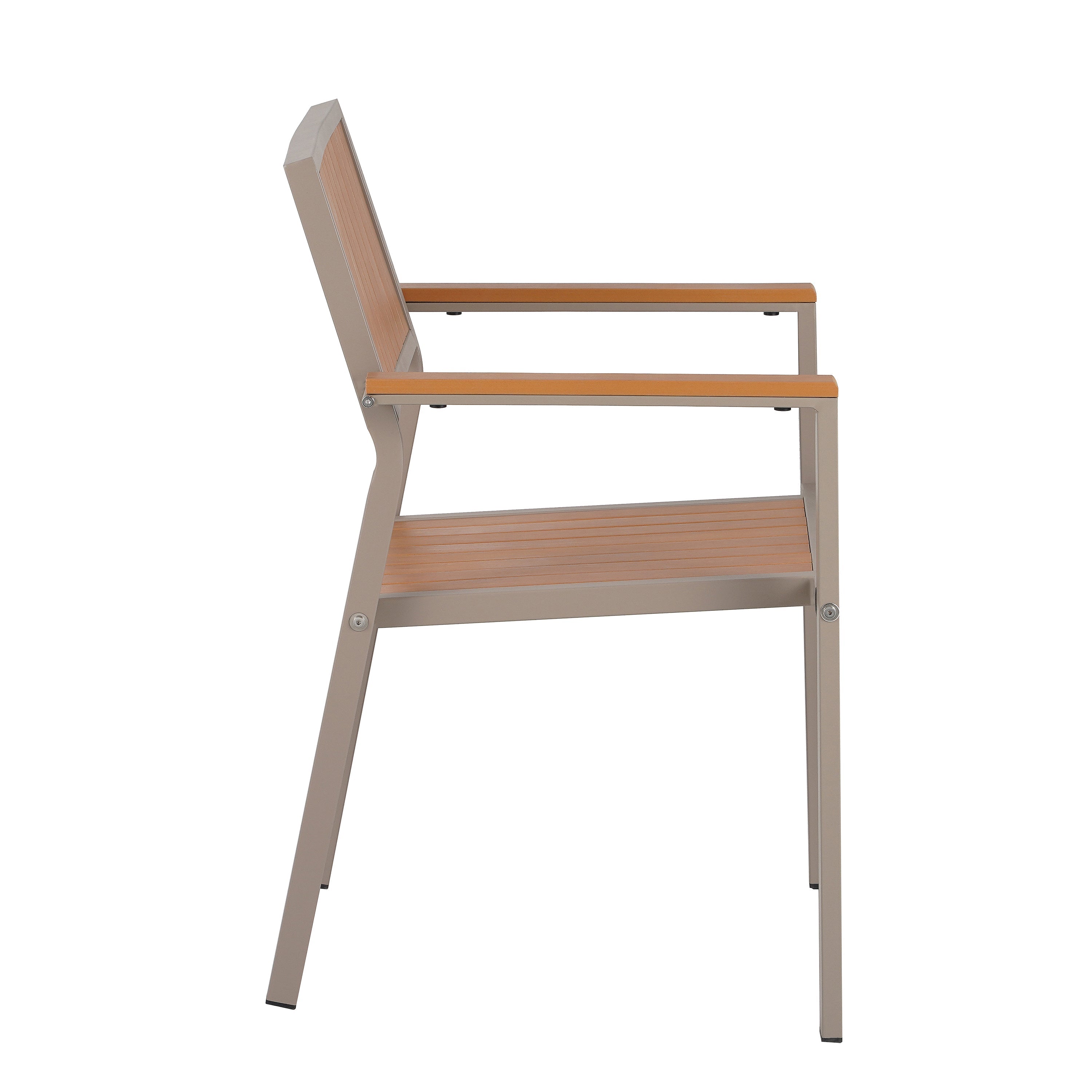 Flexible Outdoor Dining Set with Extendable Table and Six Chairs