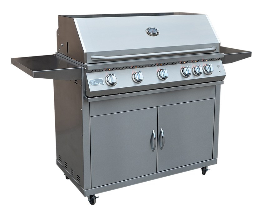 KoKoMo BBQ Grill 40” Professional 5-Burner Freestanding Cart Model