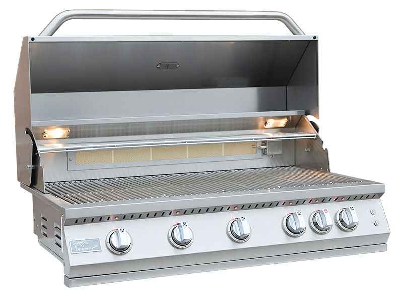 KoKoMo 40” Built-In Gas Grill with 5 Burners and Back Burner