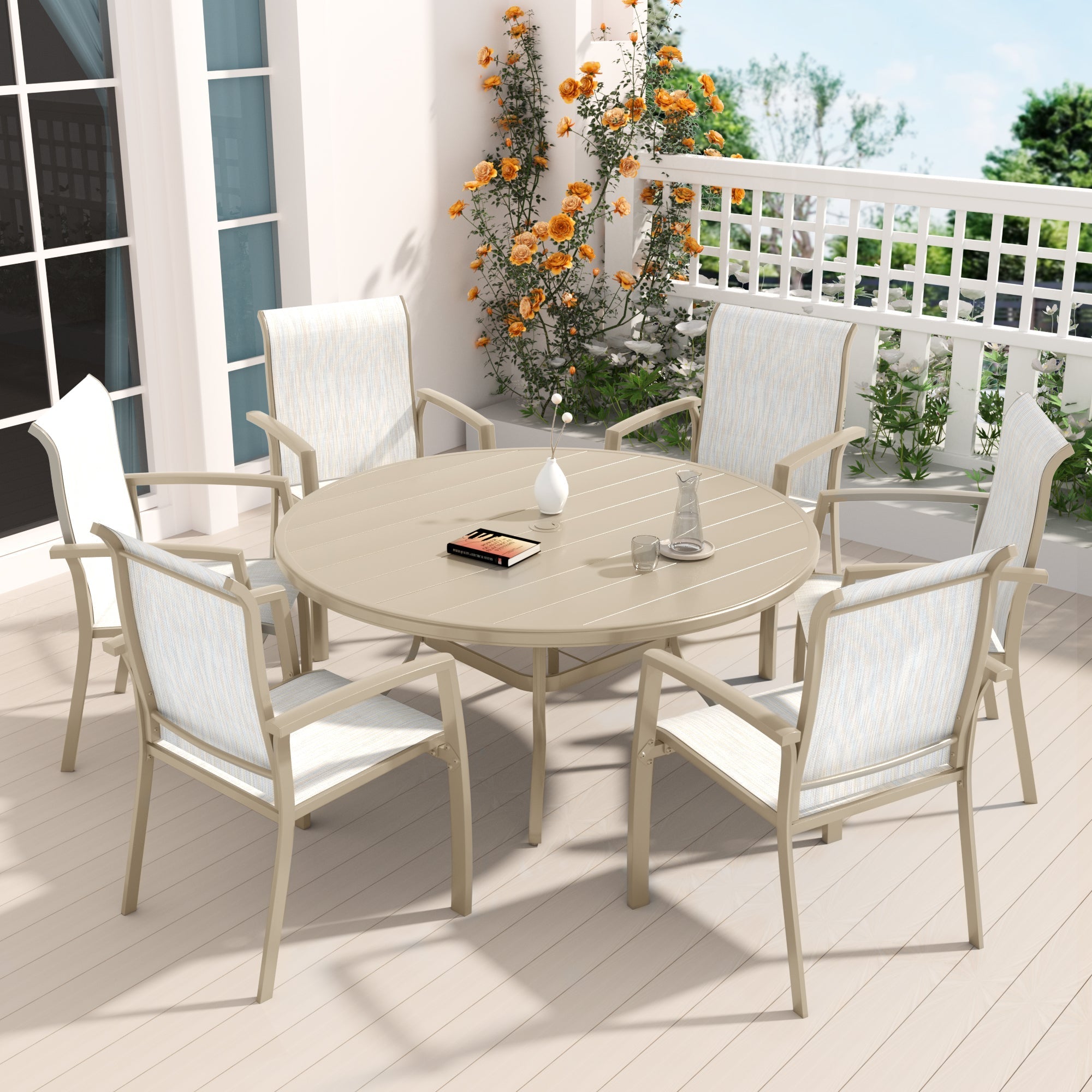 7 Pieces Patio Dining Set