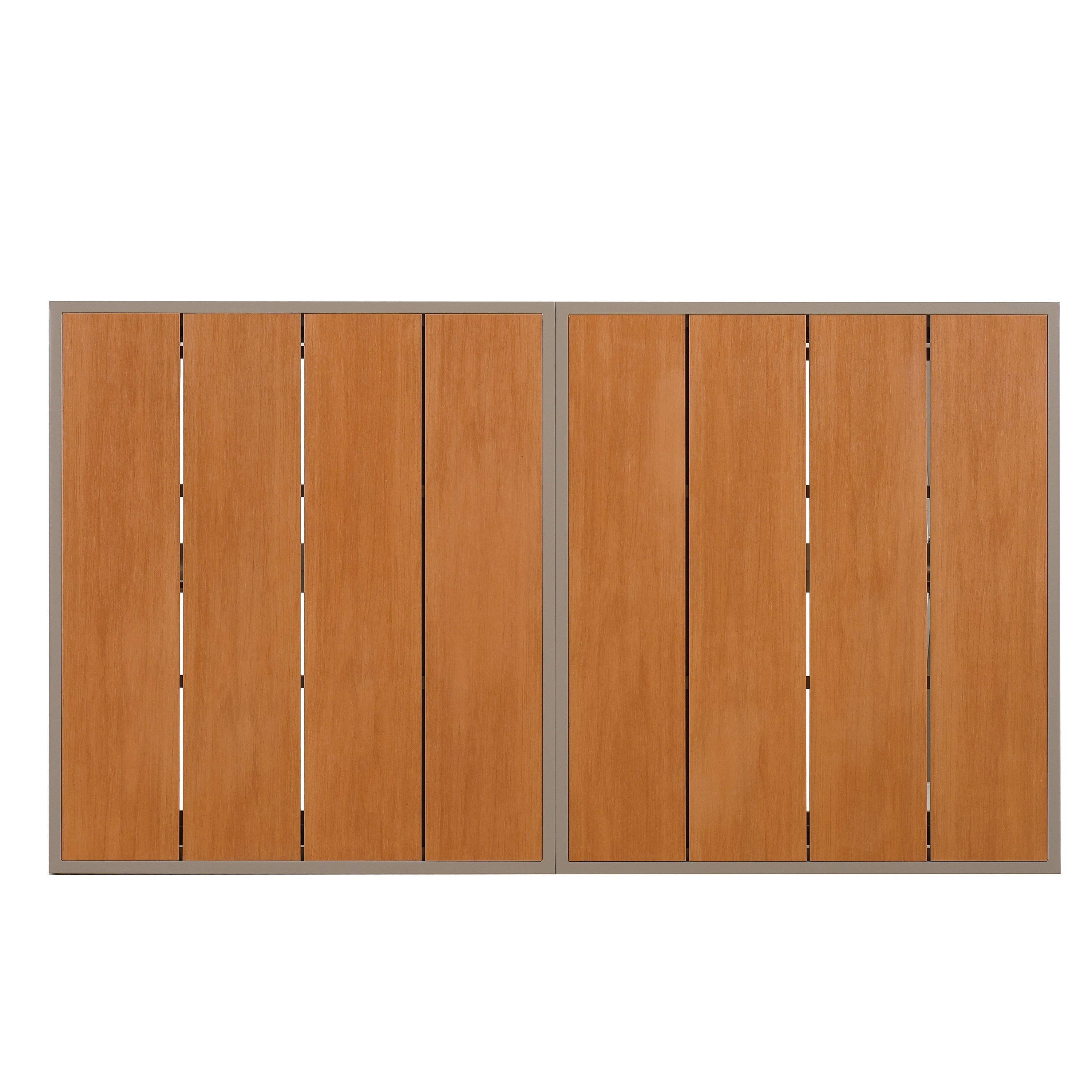 Flexible Outdoor Dining Set with Extendable Table and Six Chairs