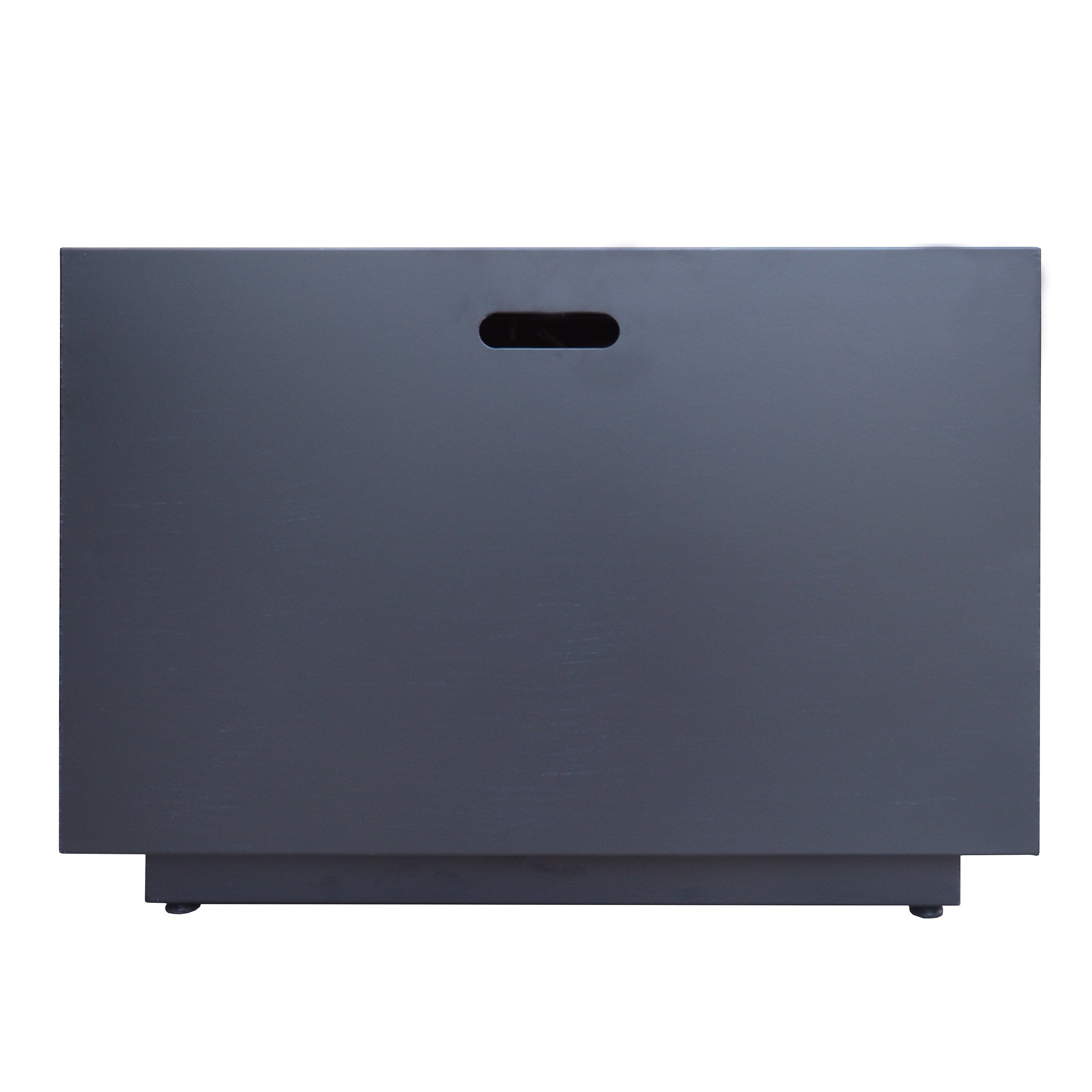 Outdoor Patio Propane Fire Pit 24" H x 31" W Square Iron Gas-burning Fire Pit