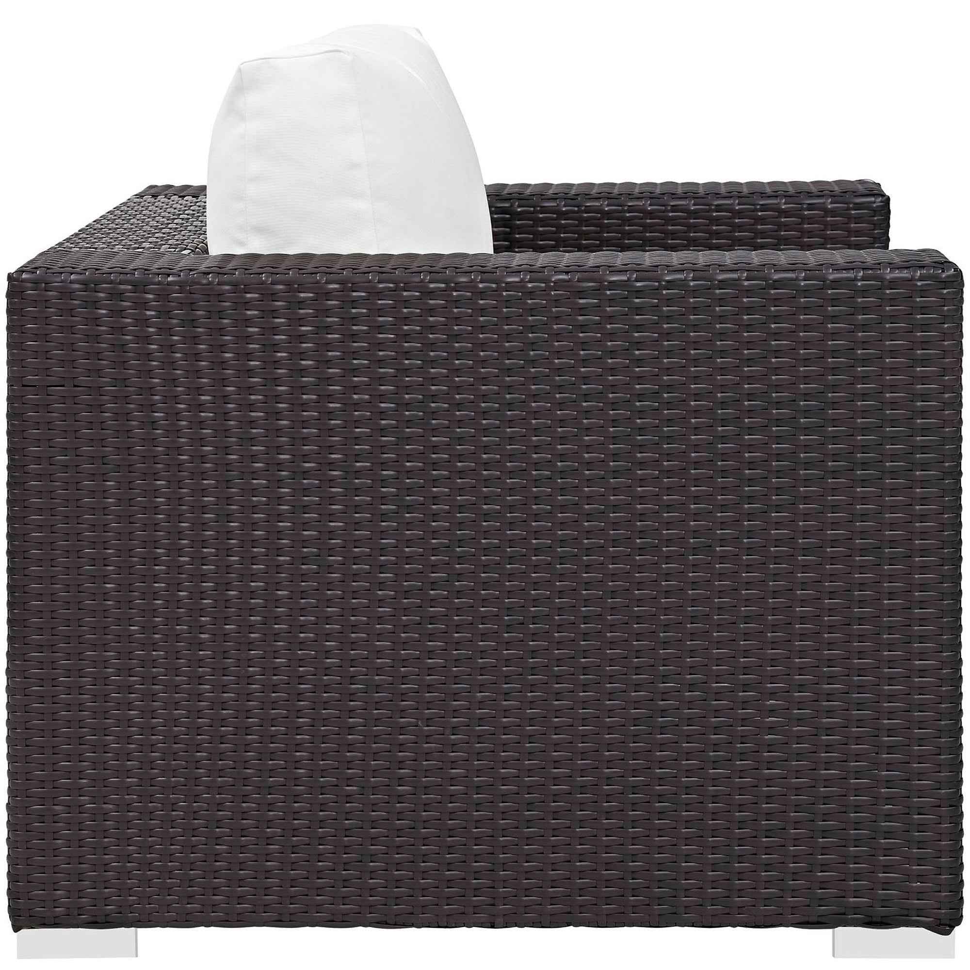 Patio Elegance Outdoor Sectional Set - 10-Piece Convene Lounge Set by Modway