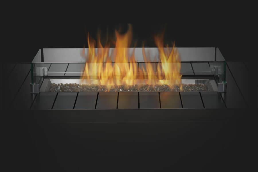 Patioflame Table - Patio Elegance Hamptons Rectangle Fire Table