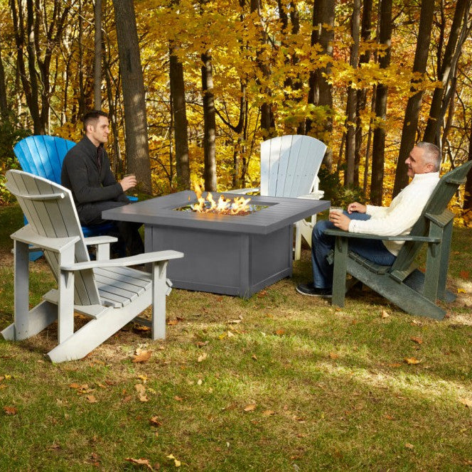 Patio Elegance Hamptons Square Patioflame Fire Table – Perfect Outdoor Heating Solution