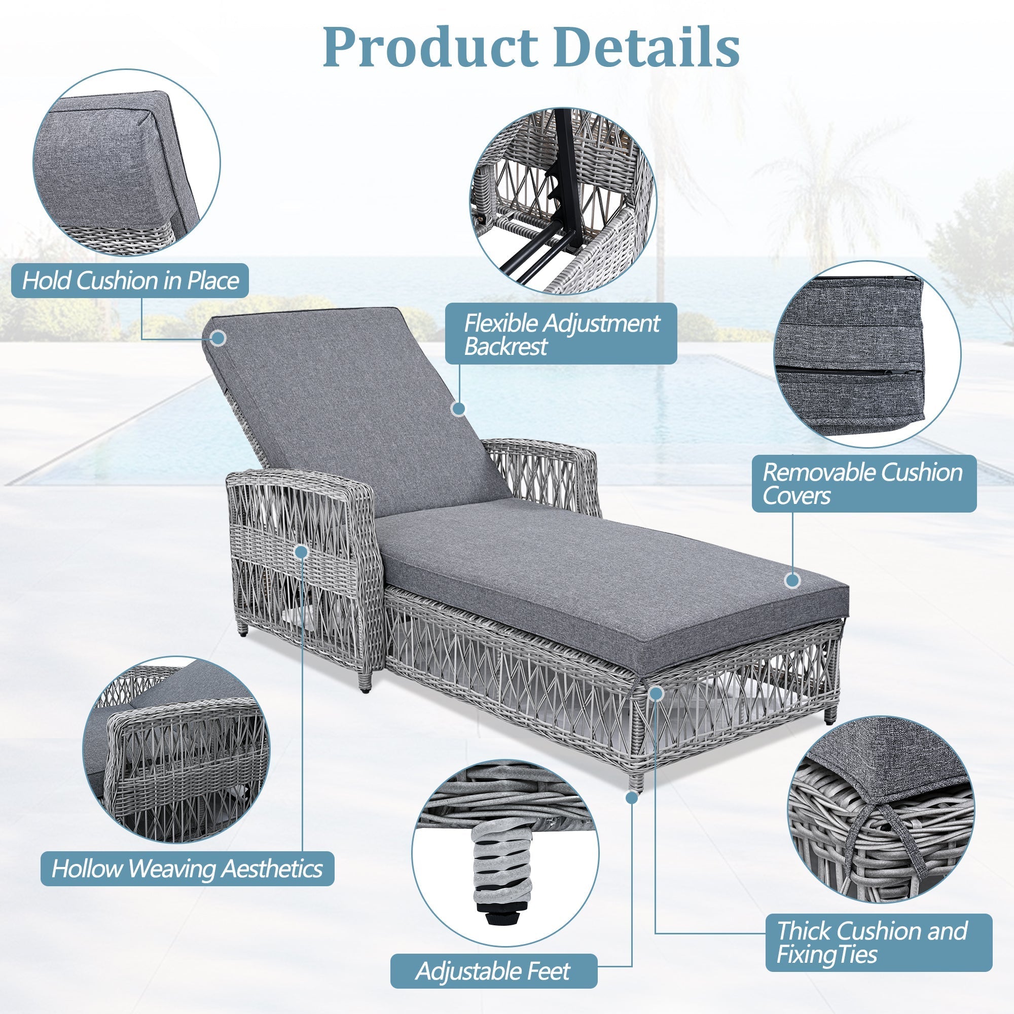 Go 2 Pieces Long Reclining Chaise Set