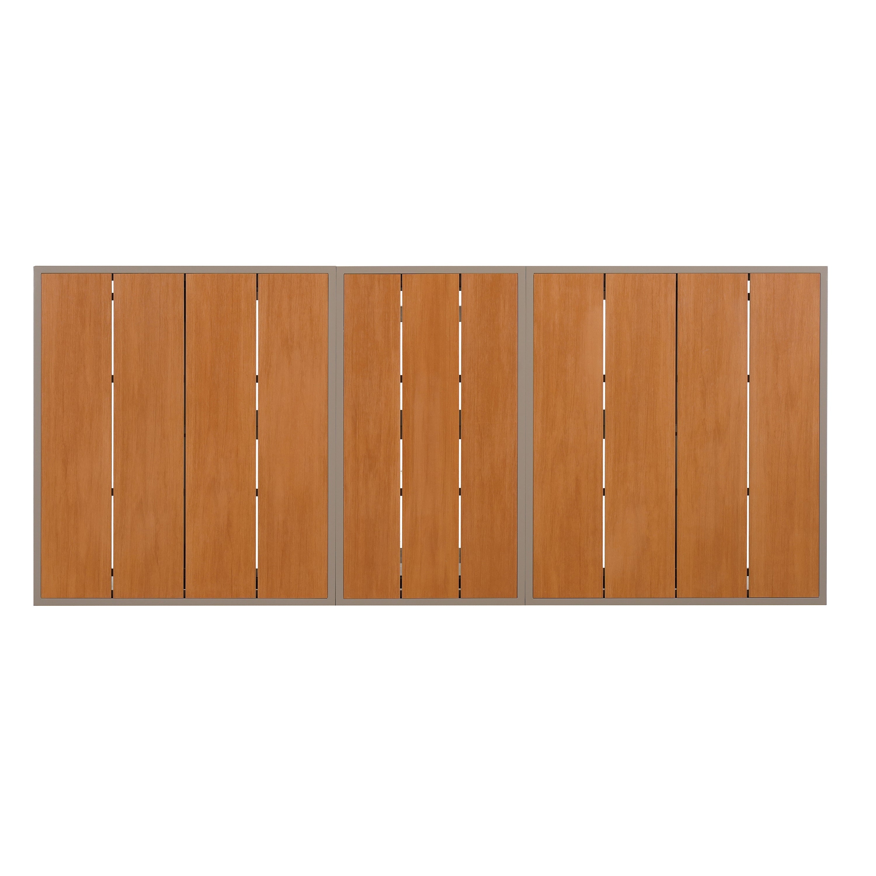 Flexible Outdoor Dining Set with Extendable Table and Six Chairs