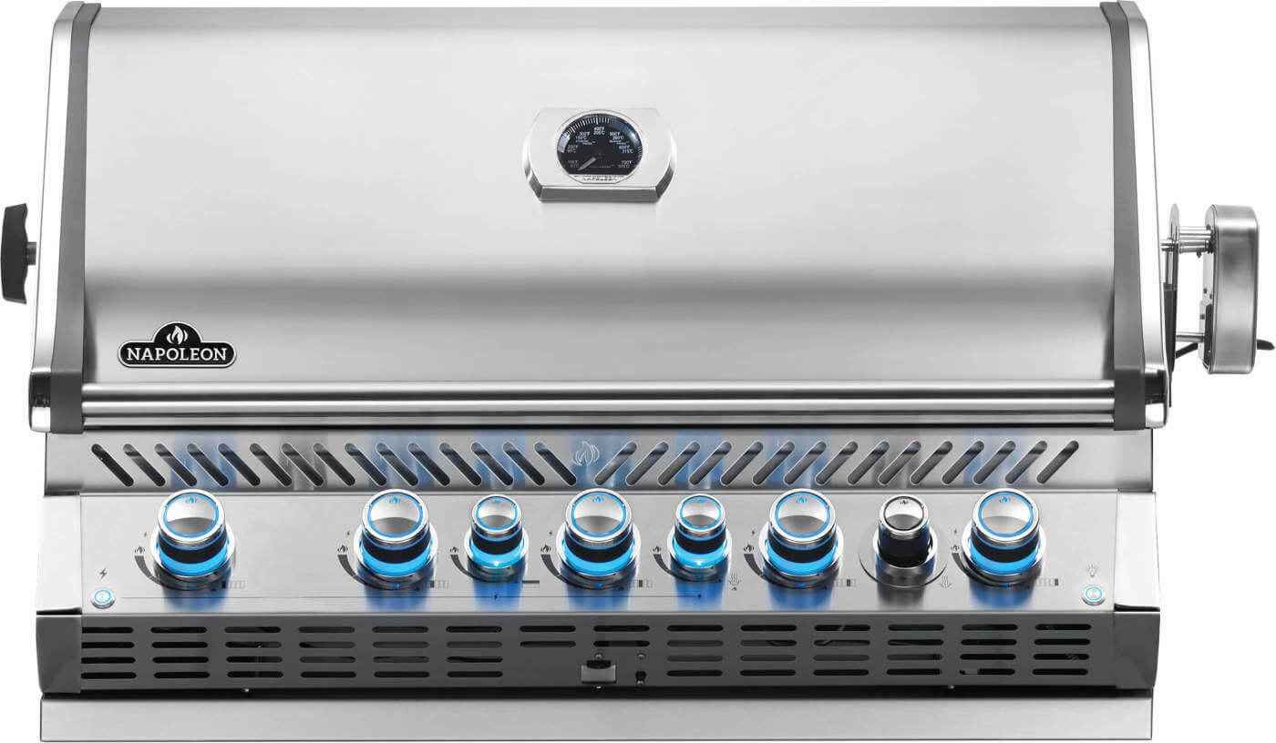 Patio Elegance Gas Grill with Infrared Rear Burner - Built-in Prestige PRO™ 665