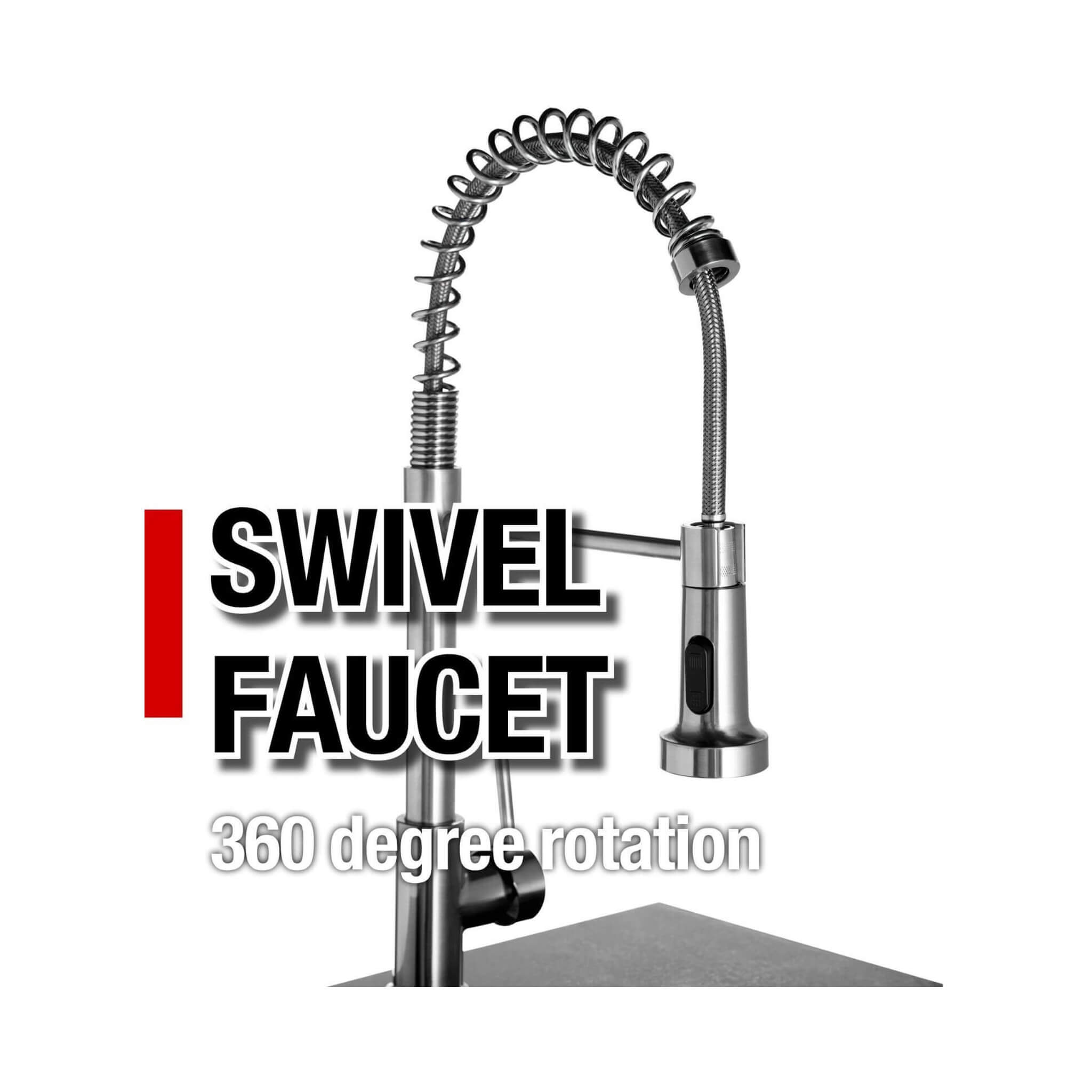 Castelle Flame Outdoor BBQ Kitchen Island With 43-Inch 6-Burner 85K BTU Propane Gas Grill, Rotisserie Kit, And Storage Cabinets (SAK95623)